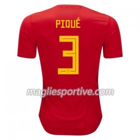 Completo Calcio Spagna Pique 3 Divisa Prima Mondiali 2018